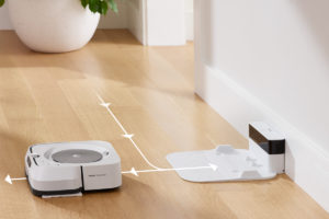 ブラーバジェットが自動充電&自動お掃除開始