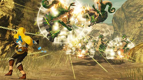 ゼルダ無双 厄災の黙示録 プレイ画面